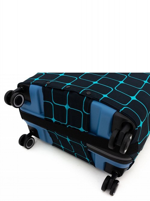 Фото Чехол для маленького чемодана BLUE TEAL TILES Чехлы для чемоданов