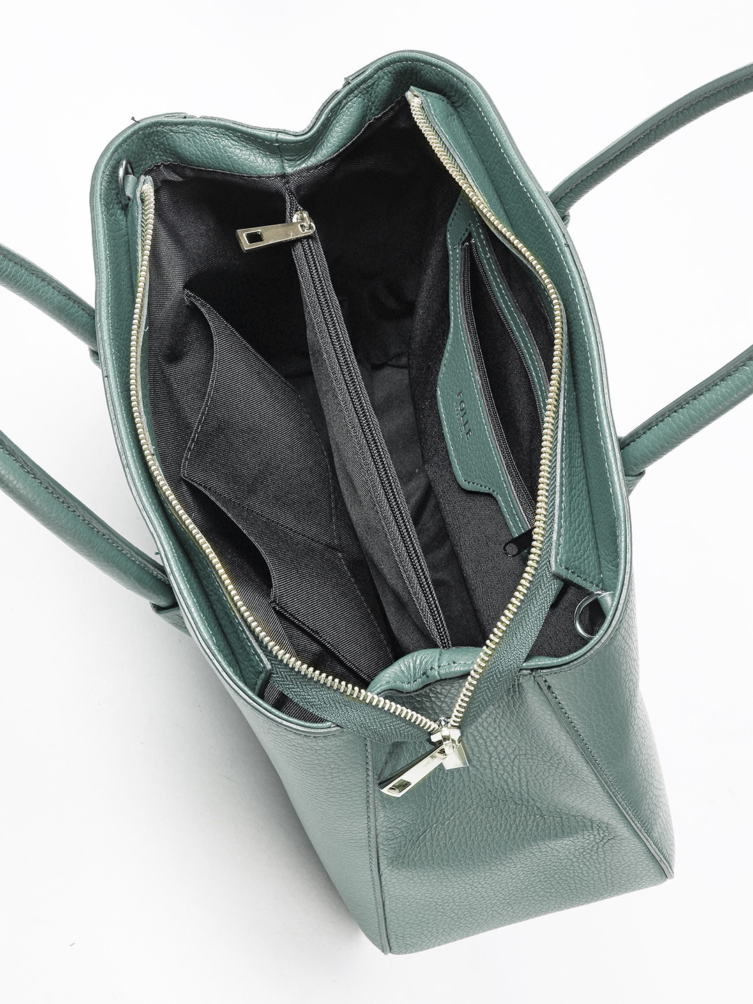 Фото Элегантная женская сумка-тоут из плотной зернистой кожи Классические сумки