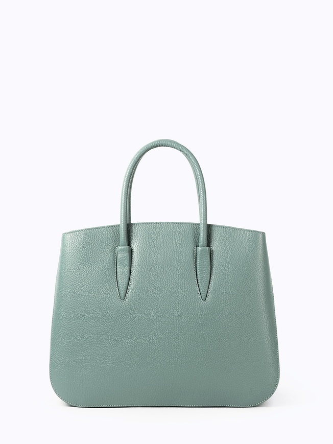 Элегантная женская сумка-тоут из плотной зернистой кожи