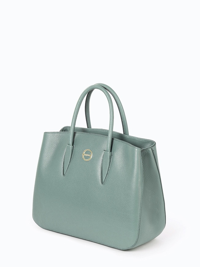 Элегантная женская сумка-тоут из плотной зернистой кожи