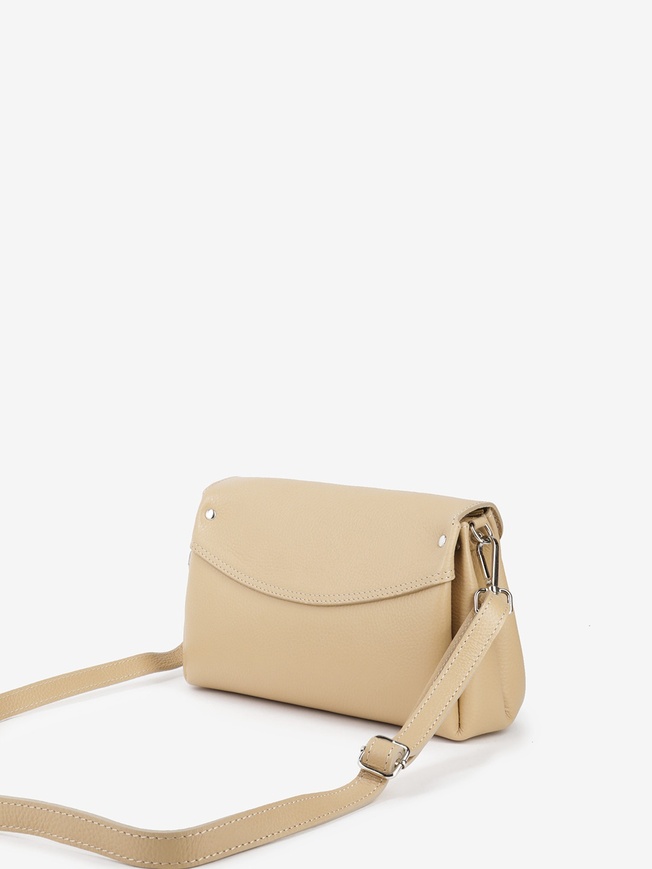 Женская сумка-конверт из мягкой зернистой кожи с клапаном на магните