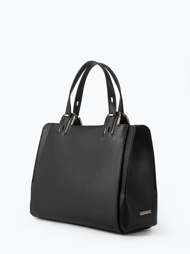 Элегантная сумка-тоут из натуральной плотной кожи