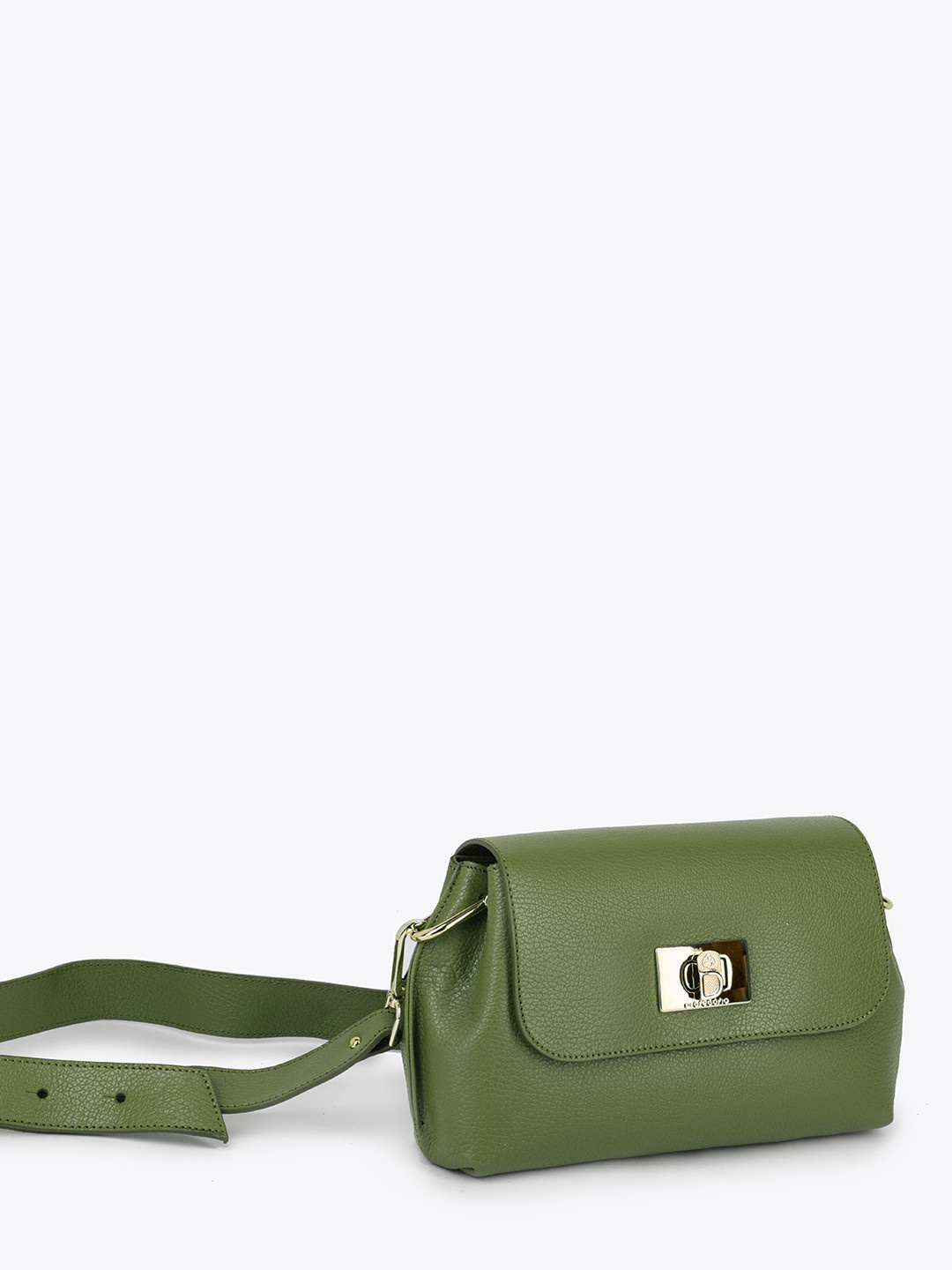 Фото Женская сумка-багет из мягкой мелкозернистой кожи Сумки кросс-боди