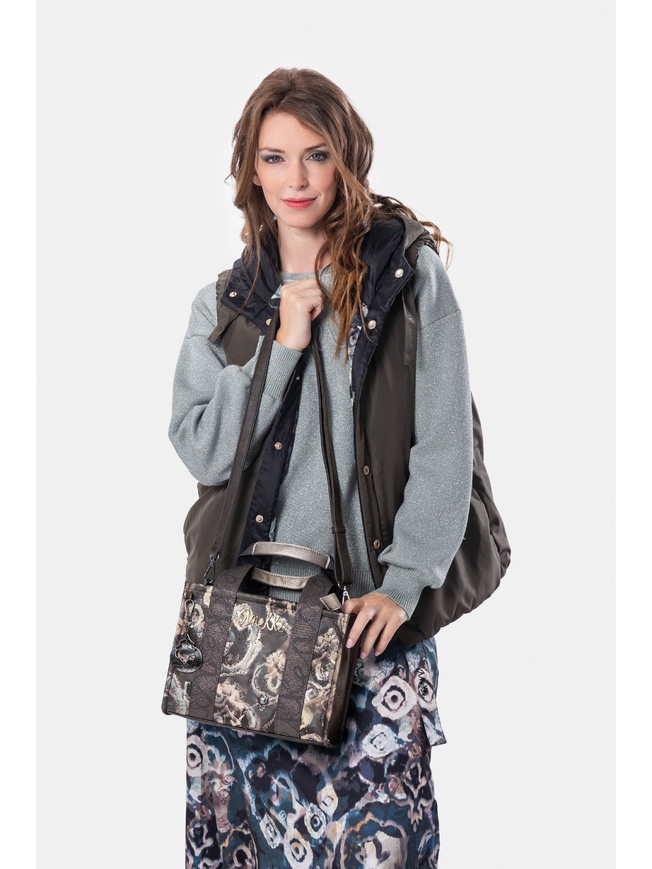 Женская классическая сумка с принтом