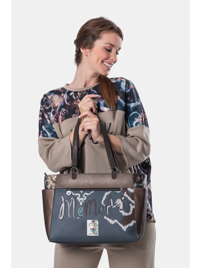 Женская классическая сумка с принтом