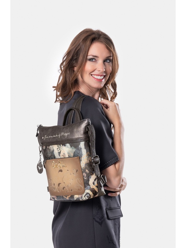 Женский рюкзак с принтом