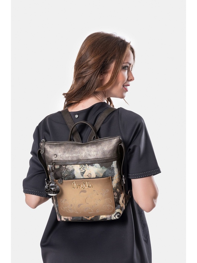 Женский рюкзак с принтом