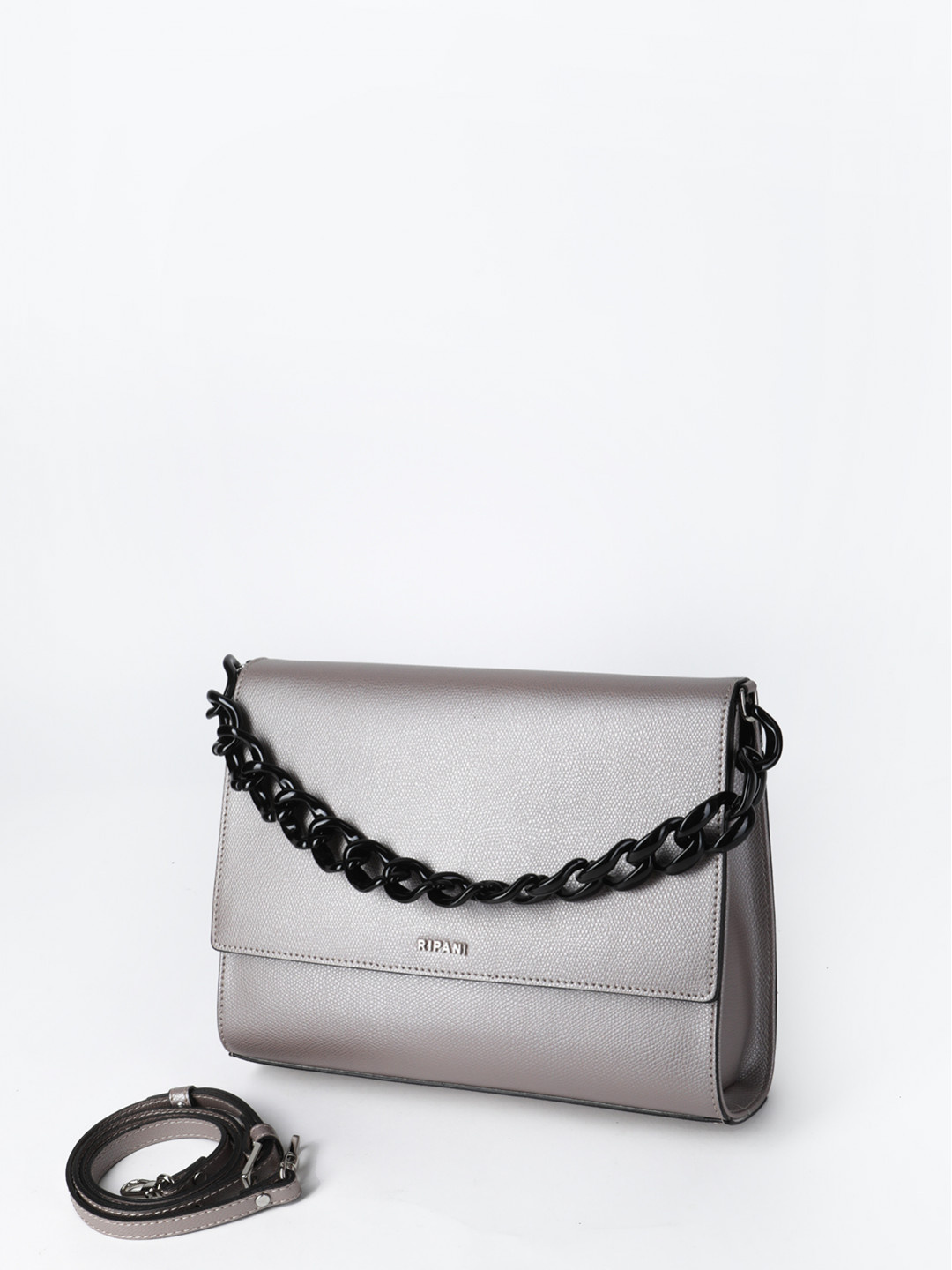 Фото Женская сумка из натуральной кожи с ручкой-цепочкой Классические сумки