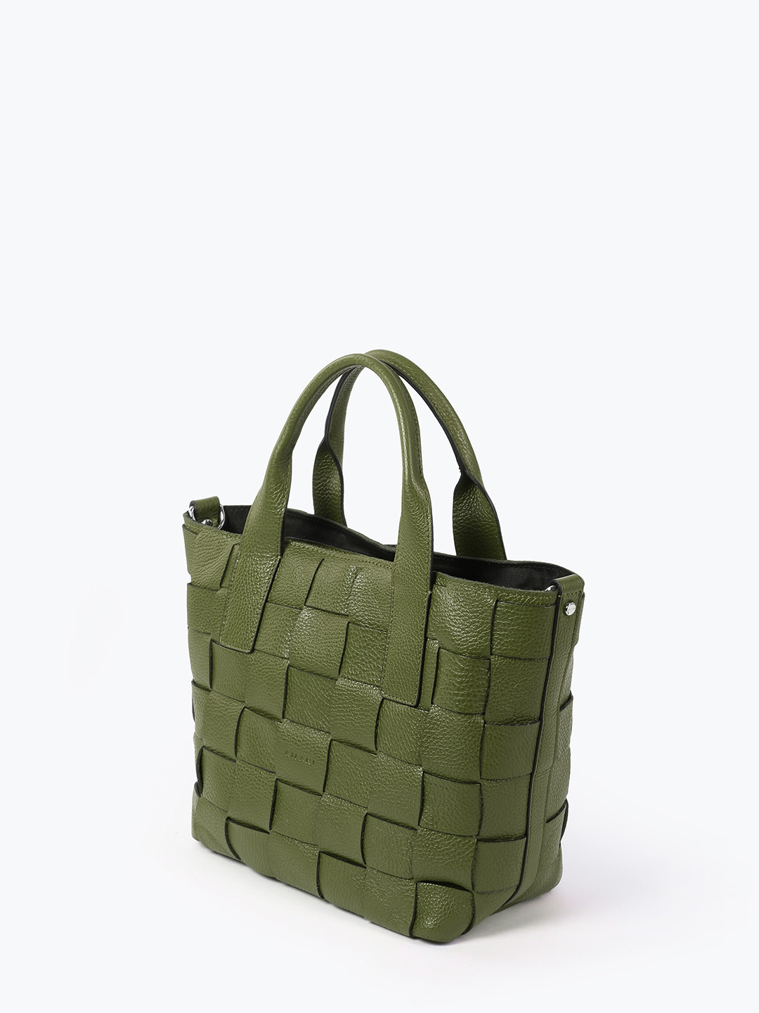 Фото Женская сумка-тоут из натуральной плетеной кожи Классические сумки