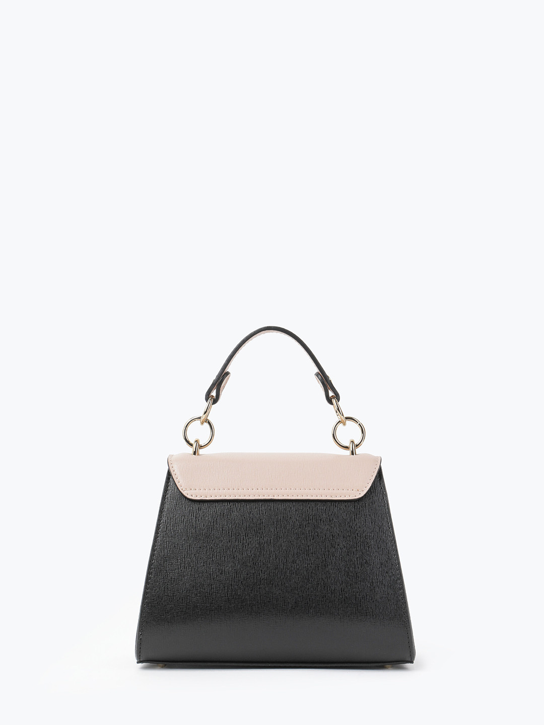 Фото Женская сумка-сэтчел в стиле колор-блок Классические сумки