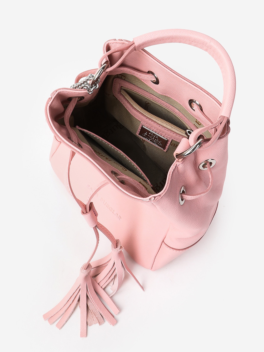 Фото Женская сумка-кисет из мягкой кожи с тиснением под ската Классические сумки