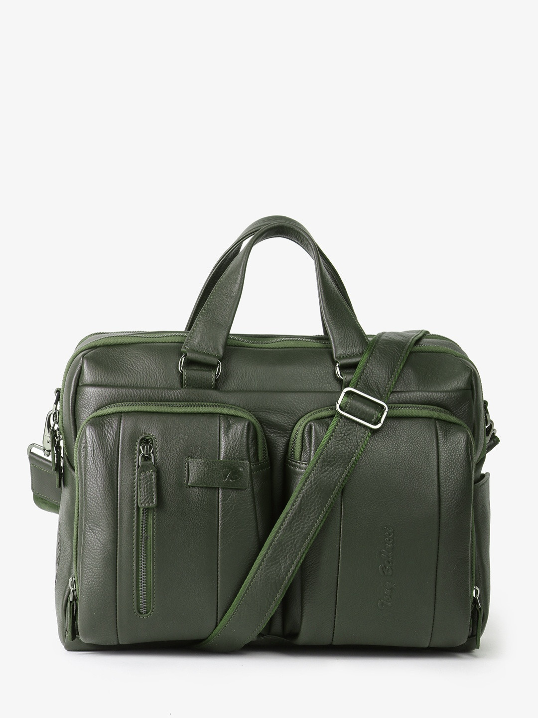 Фото Вместительная мужская бизнес сумка из мягкой кожи Деловые сумки (А4)