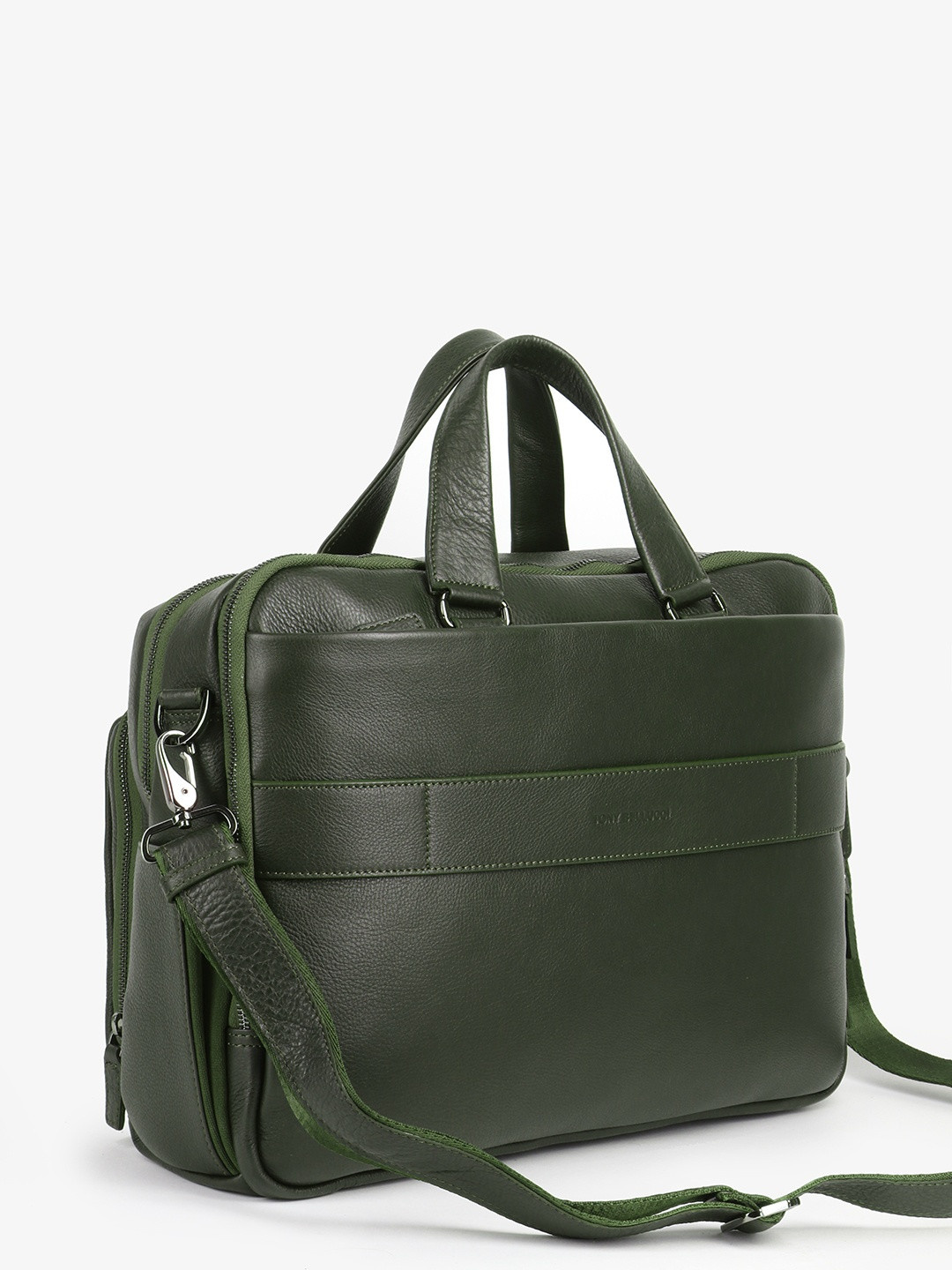 Фото Вместительная мужская бизнес сумка из мягкой кожи Деловые сумки (А4)