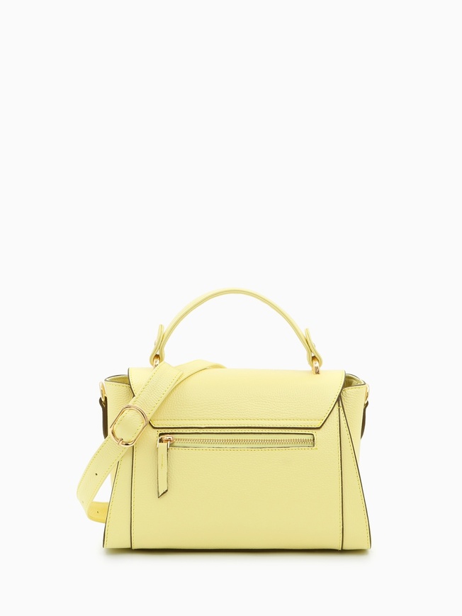 Женская сумка-сэтчел из плотной кожи