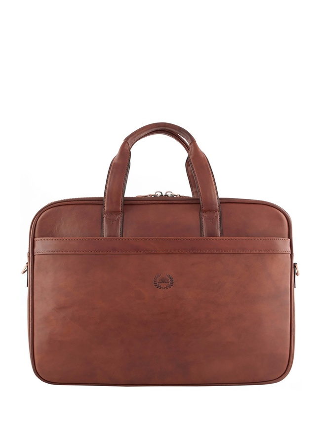 Мужская сумка для документов из винтажной матовой кожи 