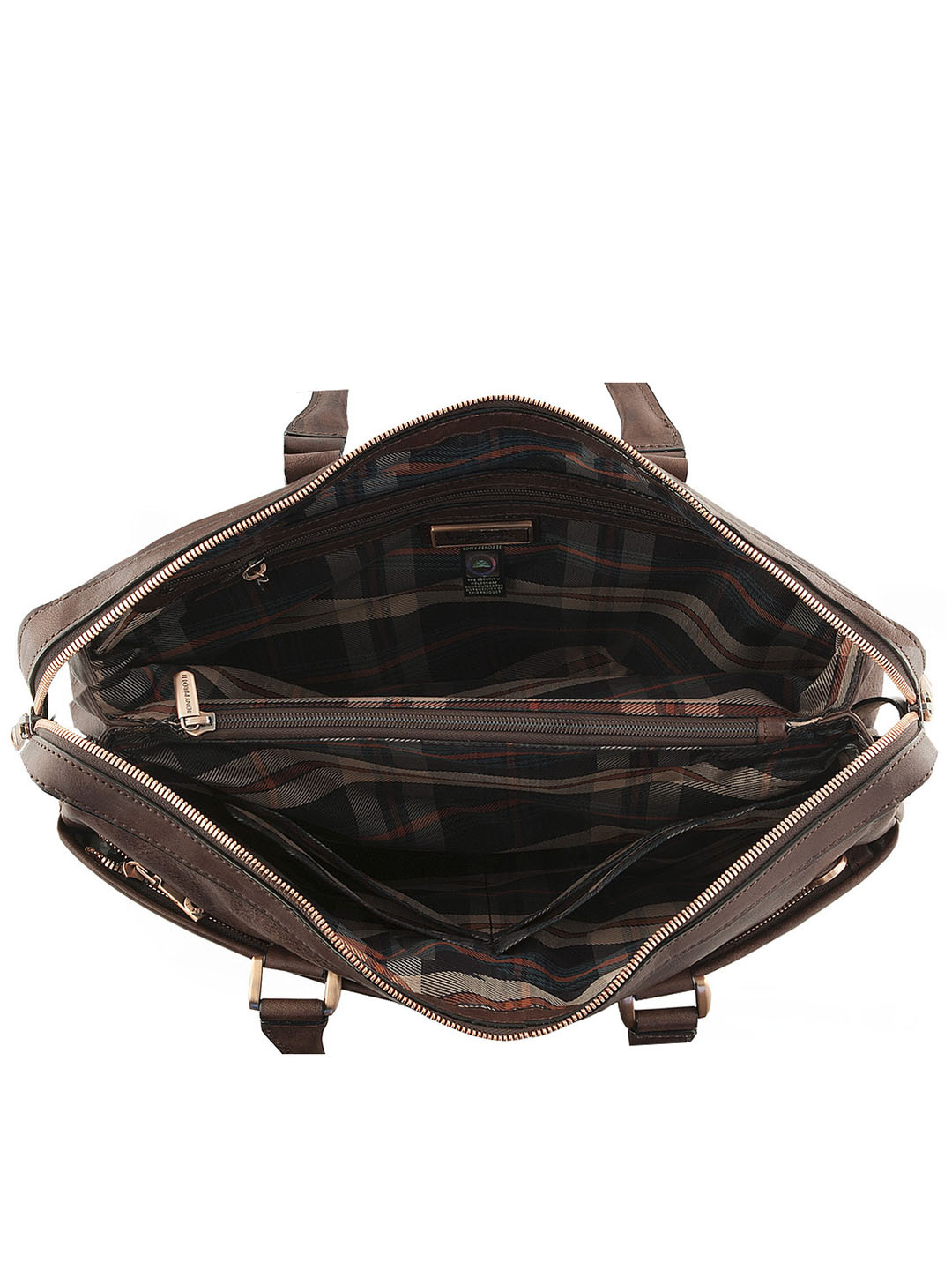 Фото Мужская бизнес-сумка из натуральной винтажной кожи коллекции 