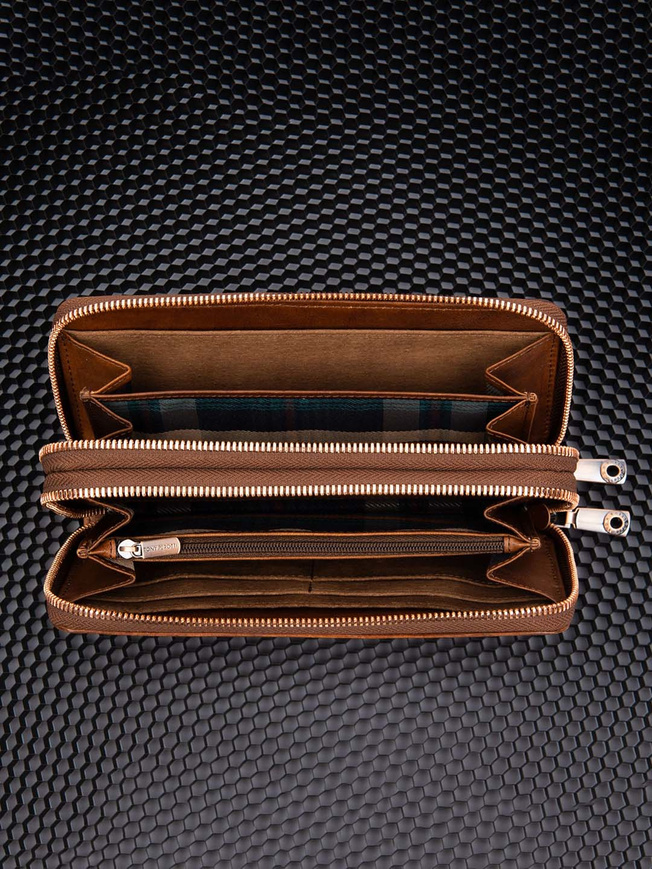 Кошелек-клатч из натуральной кожи 