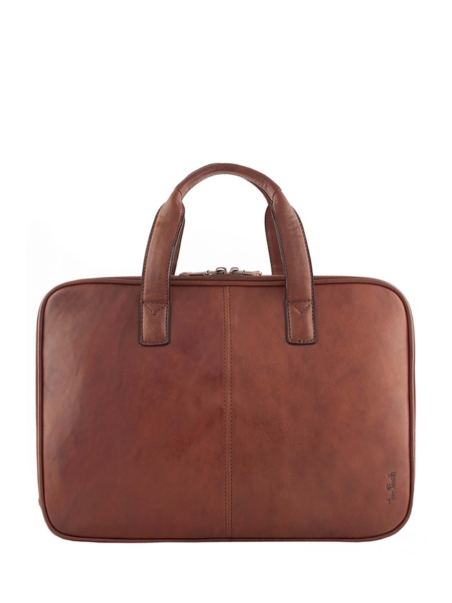 Мужская сумка для документов из винтажной матовой кожи 