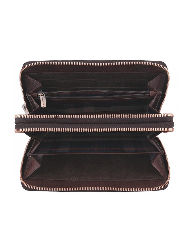 Кошелек-клатч из натуральной кожи 