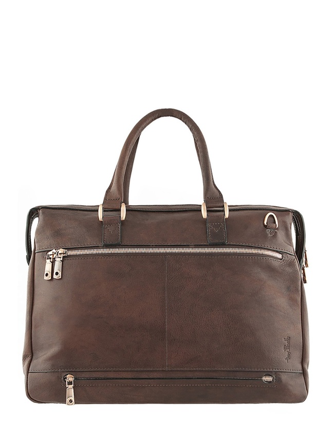 Мужская бизнес-сумка из натуральной винтажной кожи коллекции 