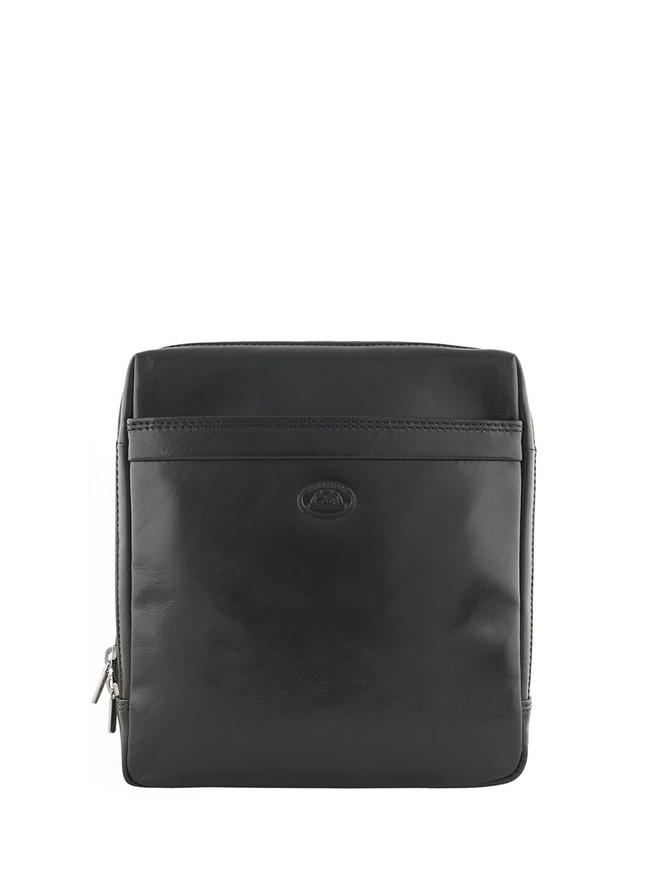 Мужская сумка через плечо из плотной кожи коллекции 