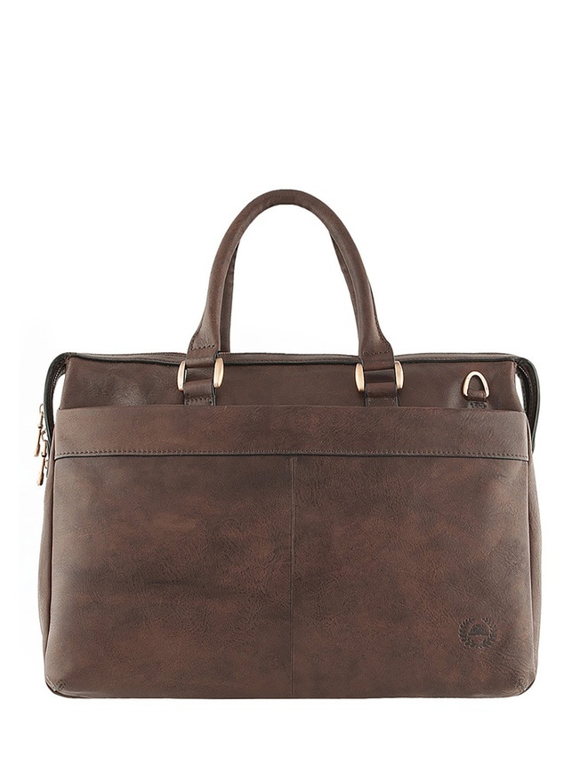 Мужская бизнес-сумка из натуральной винтажной кожи коллекции 