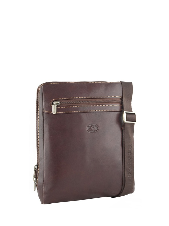 Коричневая мужская сумка через плечо из коллекции 