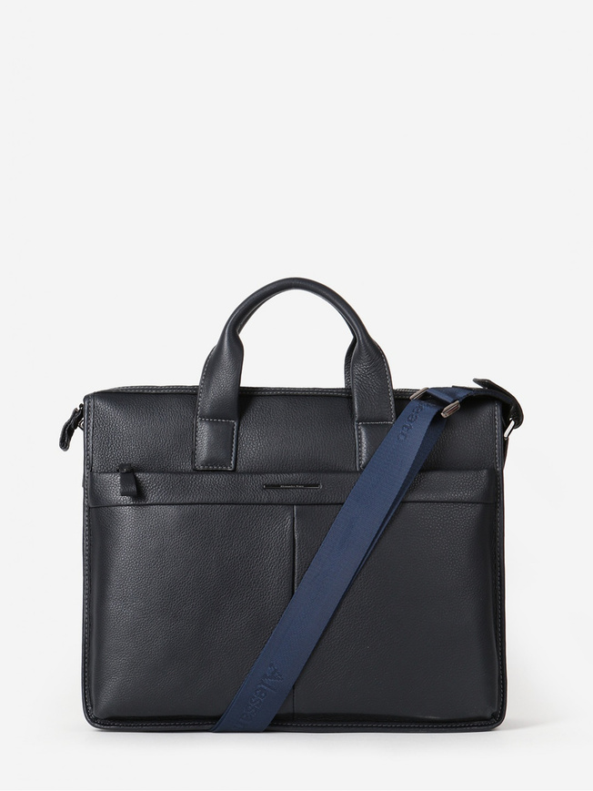 Мужская деловая сумка из натуральной мягкой кожи