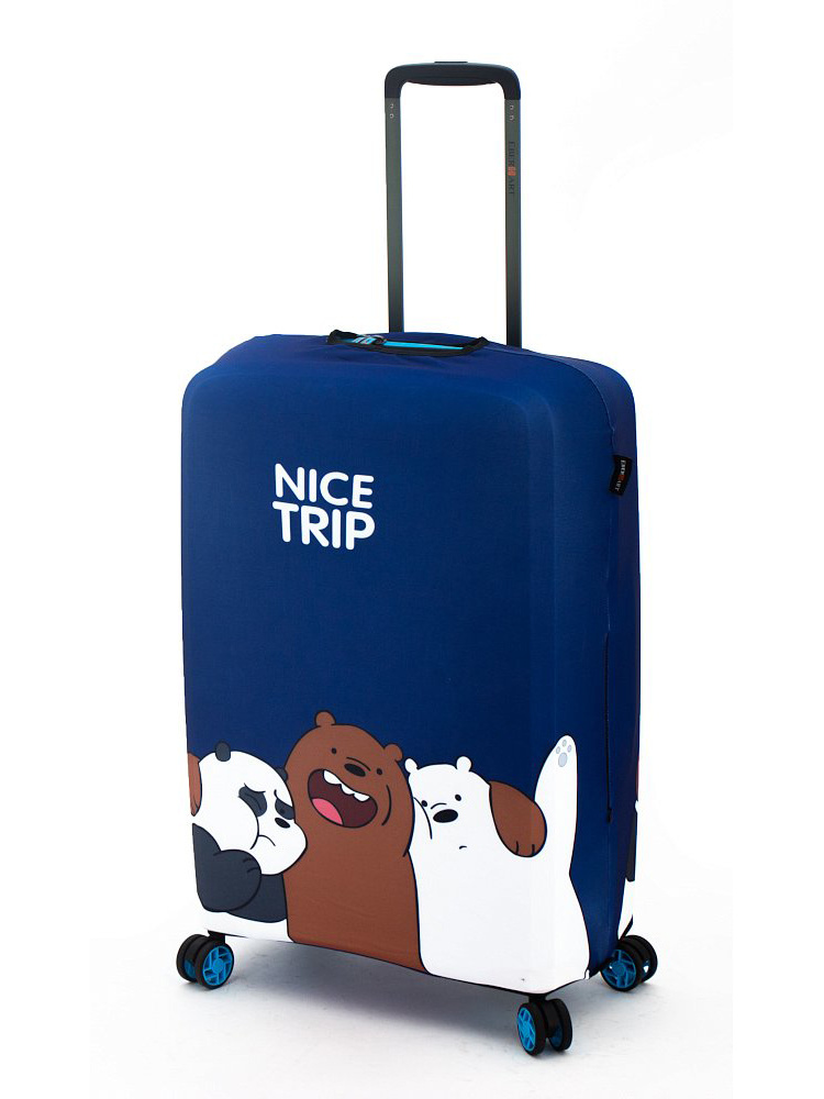 Изображение Чехол для среднего чемодана in DARK BLUE Nice Trip Eberhart EBHP08-M Фото Чехол для среднего чемодана in DARK BLUE Nice Trip Чехлы для чемоданов
