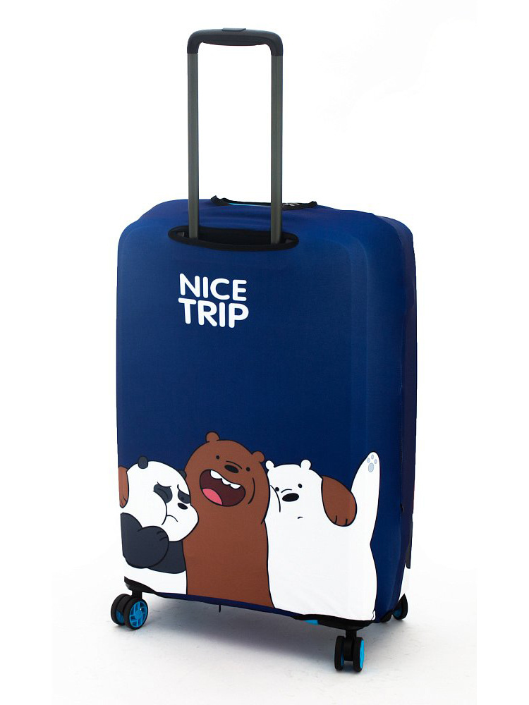 Изображение Чехол для среднего чемодана in DARK BLUE Nice Trip Eberhart EBHP08-M Фото Чехол для среднего чемодана in DARK BLUE Nice Trip Чехлы для чемоданов