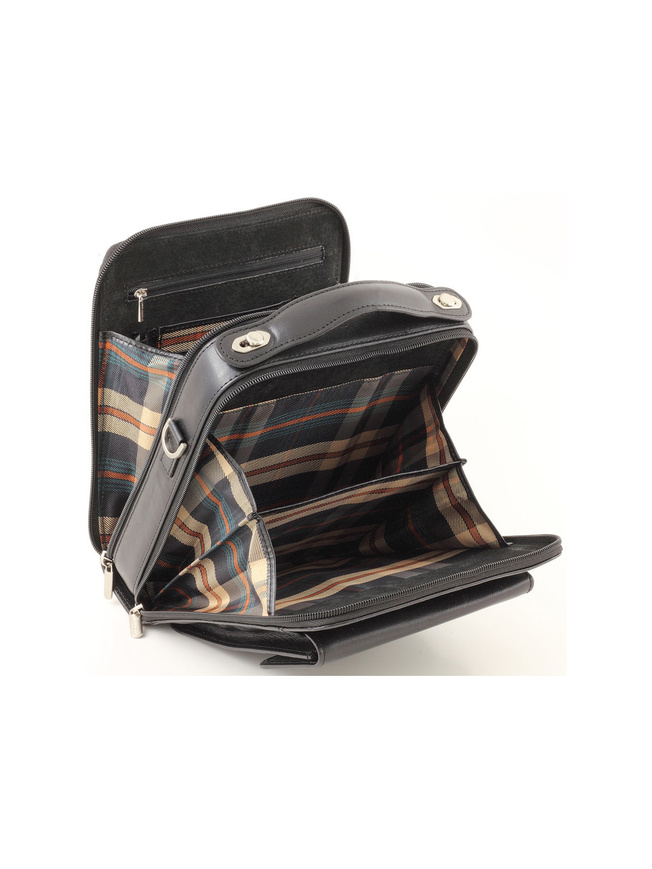 Черная кожаная сумка из коллекции 