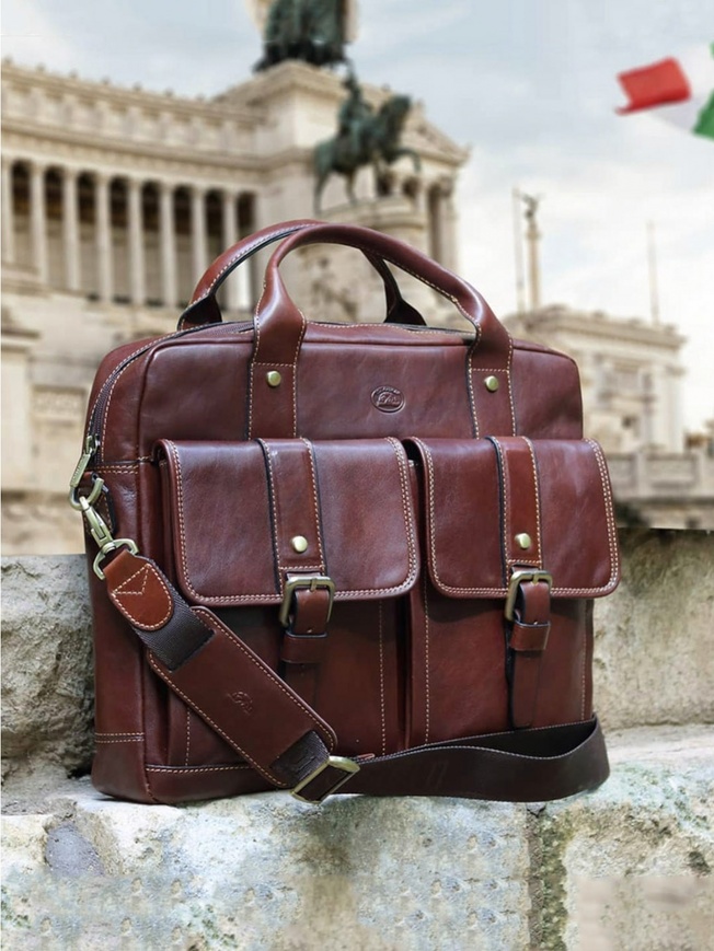 Мужская бизнес-сумка из натуральной кожи коллекции 