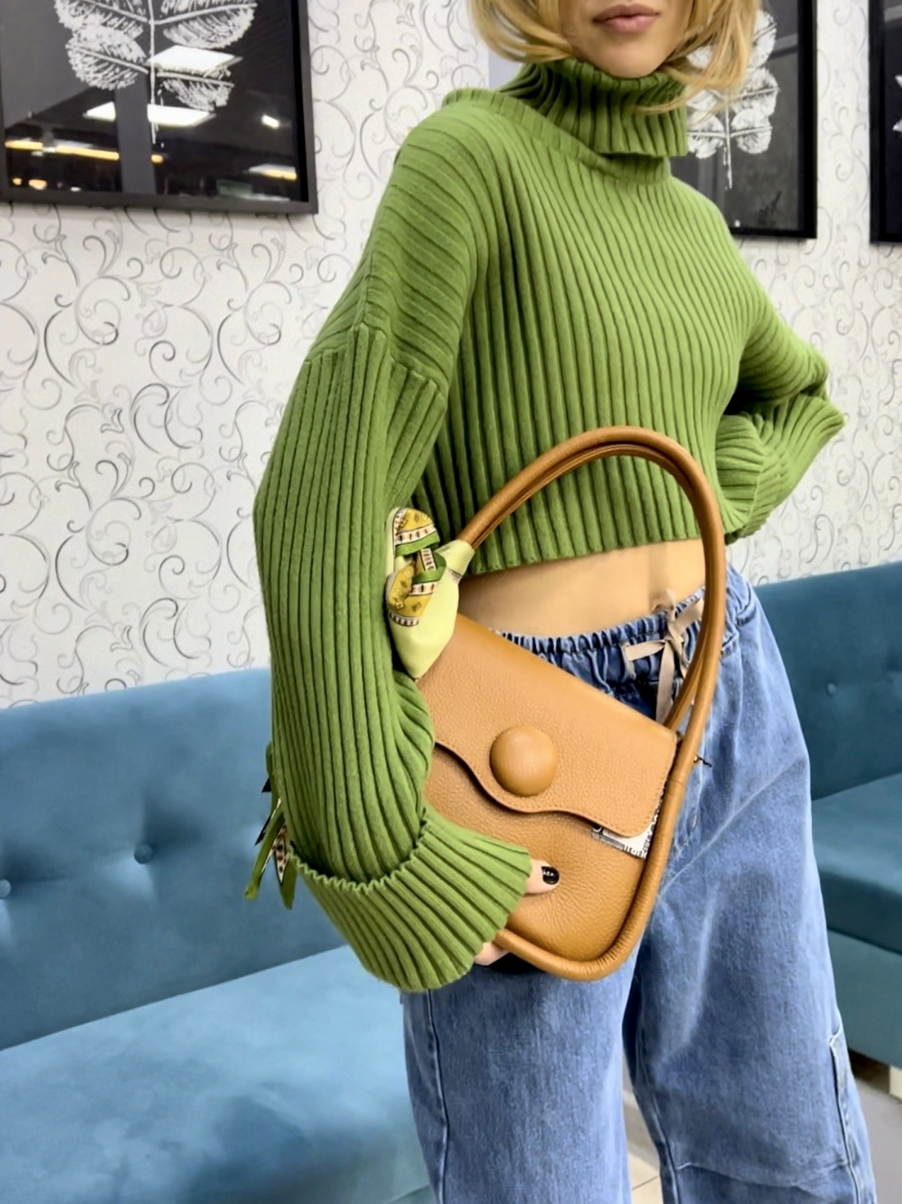 Изображение Женская сумка с длинными ручками NS ACCESSORIES&BAGS NS 787 Biscotto Фото Женская сумка с длинными ручками Классические сумки