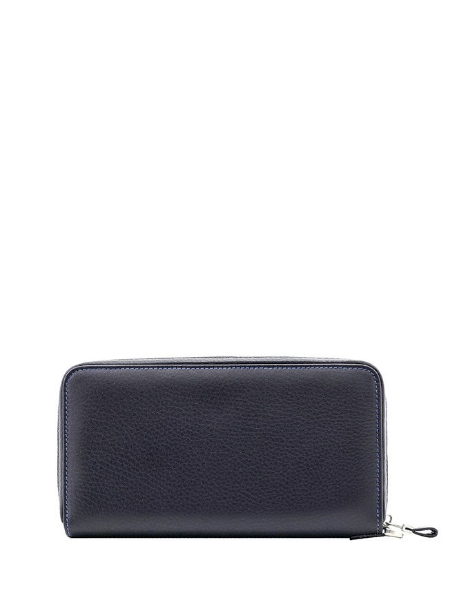 Вместительный мужской клатч из мягкой фактурной кожи коллекции 