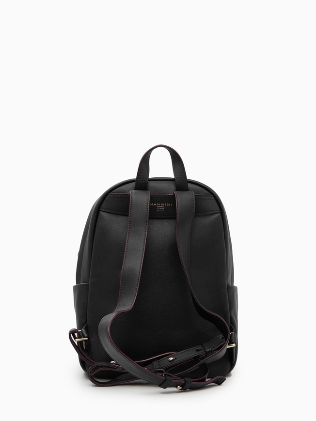 Женский рюкзак-сумка из гладкой кожи